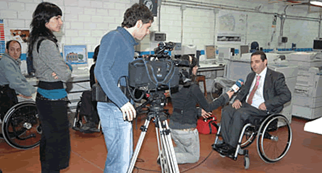 La discapacidad, el asalto a los medios de comunicación